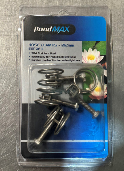 Pondmax Hose Clamp Box Of 4