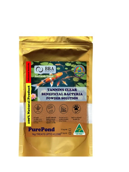 BBA PurePond Tannins Clear Beneficial Bacteria - Powder Solution