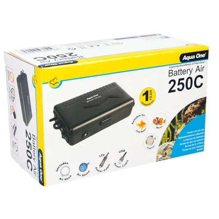 AquaOne Battery Air 250c - 12V or USB power