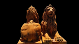 Large Concrete Lion Statue