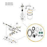 Oase Genuine Spare Part - 34581 Replacement Gasket Set for FiltoClear