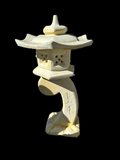 Large Concrete Lantern on Stand