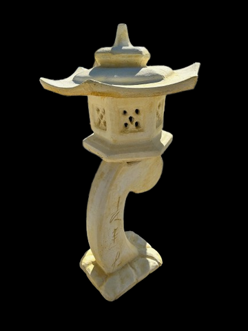 Large Concrete Lantern on Stand