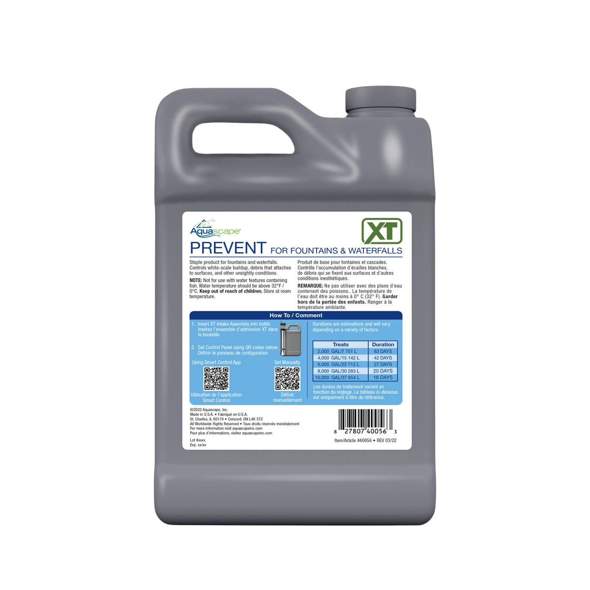 Prevent for Fountains XT