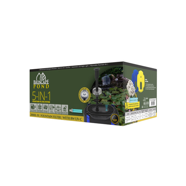 Bioscape 5 in 1 Submersible Pond Filter