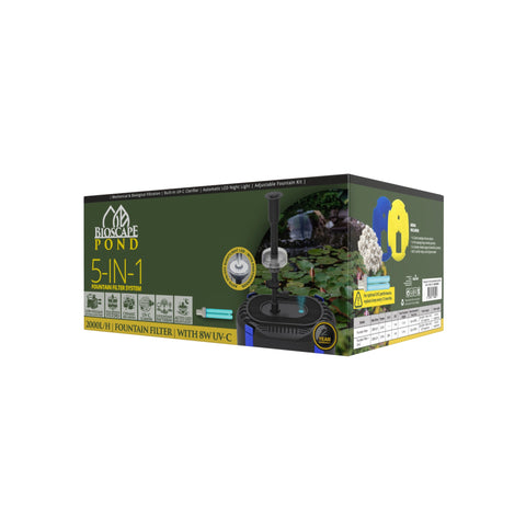 Bioscape 5 in 1 Submersible Pond Filter