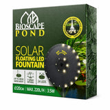 Bioscape Solar Floating LED Fountain
