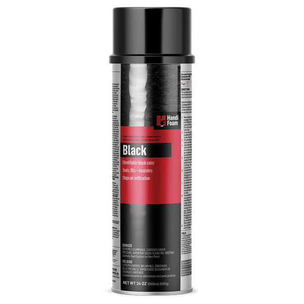 HandiFoam Black Waterfall Gun Foam 24oz