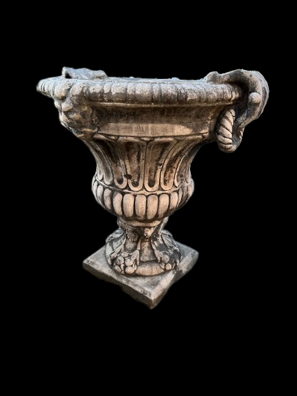 Gothic Rectangular Pot Concrete Imperial Gothic Flowerpot