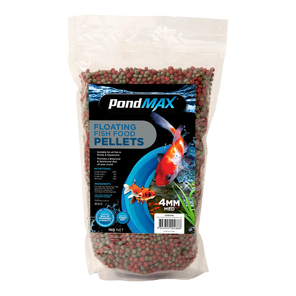 PondMAX Fish Food Pellets - 4mm (Medium)