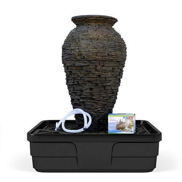 Aquascape Medium Stacked Slate Urn Fountain Kit