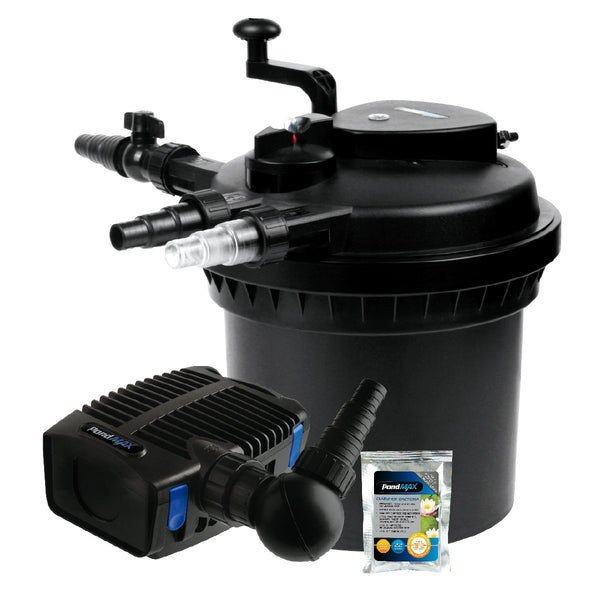 PondMax Complete Bio-System No. 1 (PU3500 Pump + PF4500UV Filter) pond pump and filter kit
